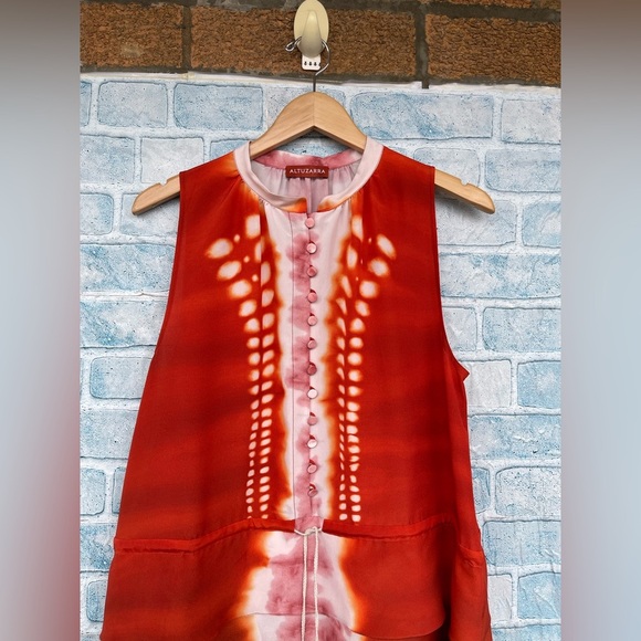 ALTUZARRA
Penelope Dyed Gradient Asymmetric Midi-Dress SIZE 46/16 - Picture 4 of 17